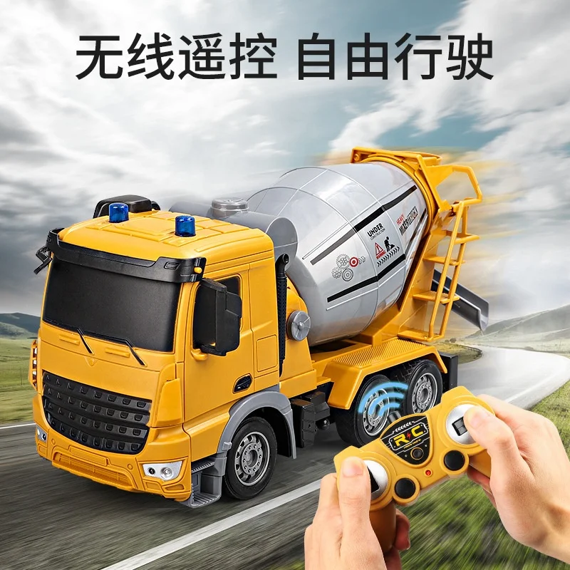 New 1:24 6x6 remote radio control rc truck for dump drift off road car construction concrete mixer engineering toy vehicle