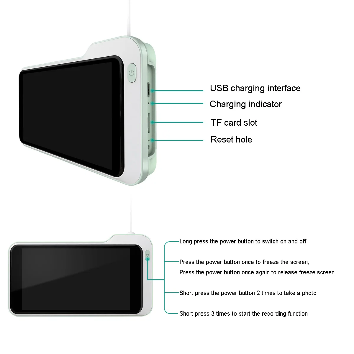 3 9 мм 1080P IPS экран HD беспроводной эндоскоп ушной серы очистки прибор для контроля мини цифровой отоскоп