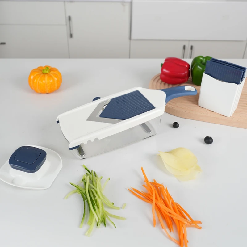 7 in 1 Multifunctional Vegetable Chopper Fruit Slicer Onion Chopper Handle Food Chopper Vegetable Slicer Dicer For Cutting