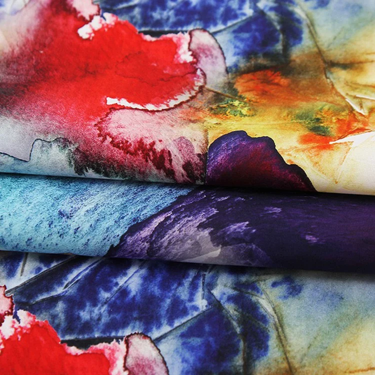 
New fashion 100% cotton muslim custom digital printing textile fabric 