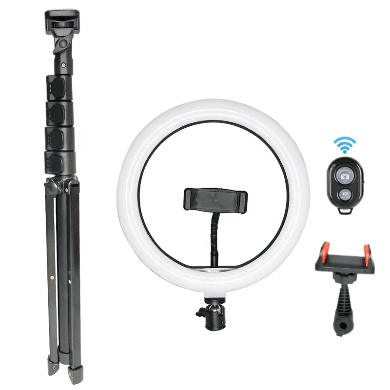 26cm Selfie fill ring light with tripod photography light with cell phone holder 10 inch pouces led ring light facorty wholesale