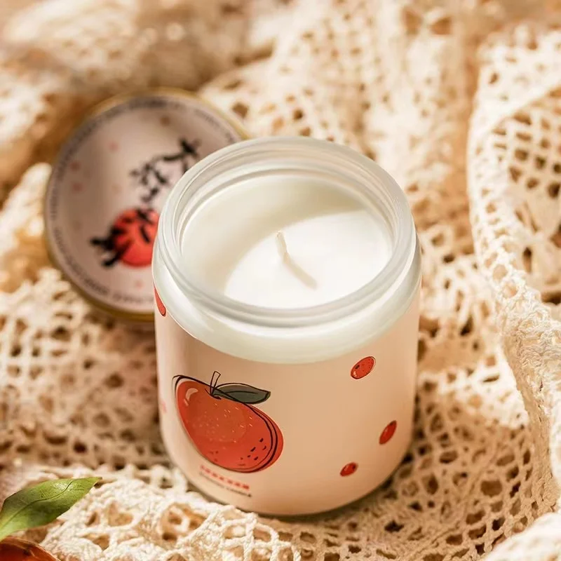 Home Decor Glass Jar Private Label Scented Candle Luxury Soy Wax Scented Candles Promotional Candle Gift Set for Festival