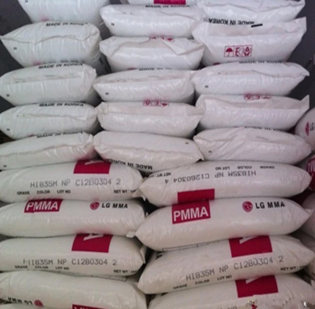 LG CHEM Acrylic PMMA Plastic Particles PMMA Granules Virgin Grade LG PMMA If830 If850 Hi855h Hi835h Hi8355 Hi535