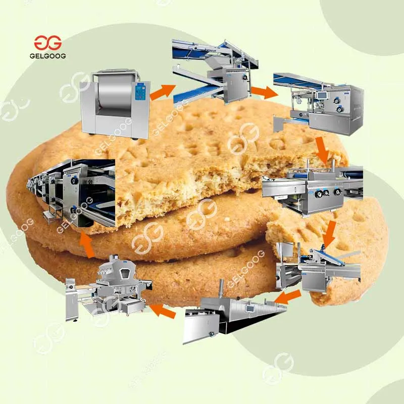Industriel Soft Hard Biscuit Make Machine a cookie Biscuit Soda Cracker Production Line