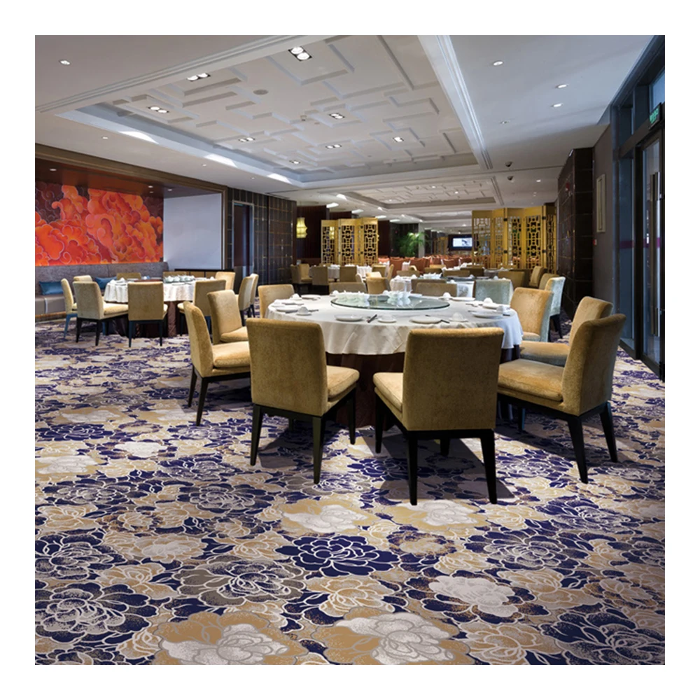 High-end wall to wall carpet with delicate patterns