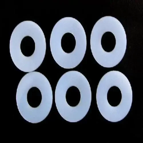 Поликарбонат белая шайба 24 мм наружный диаметр x 16 внутренний 2 длина