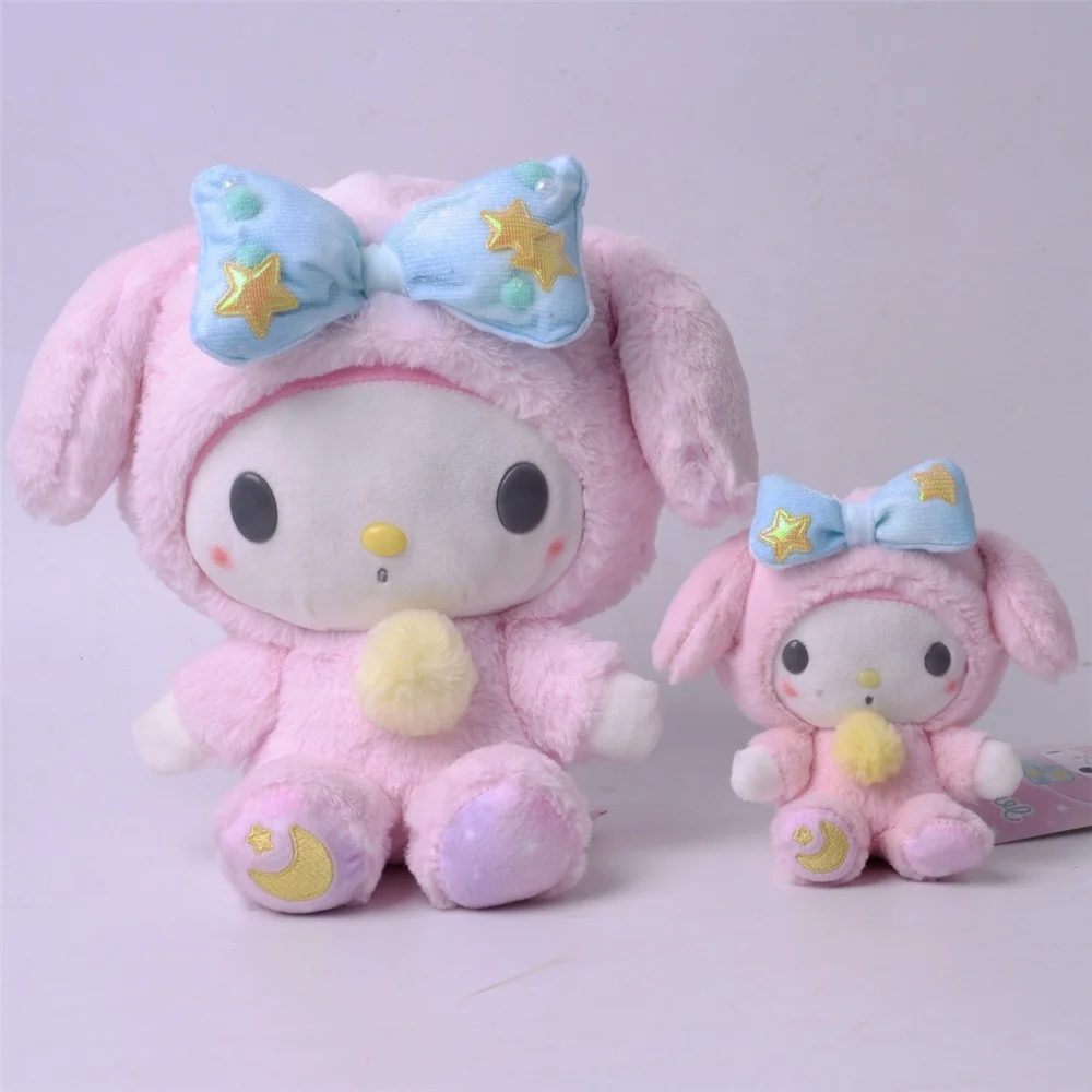 Wholesale Sanrioed Kuromi My Melody Kawaii Japan Cartoon Plush Action & Toy Figures Stuffed Animals Toys Model Number Sanrioed