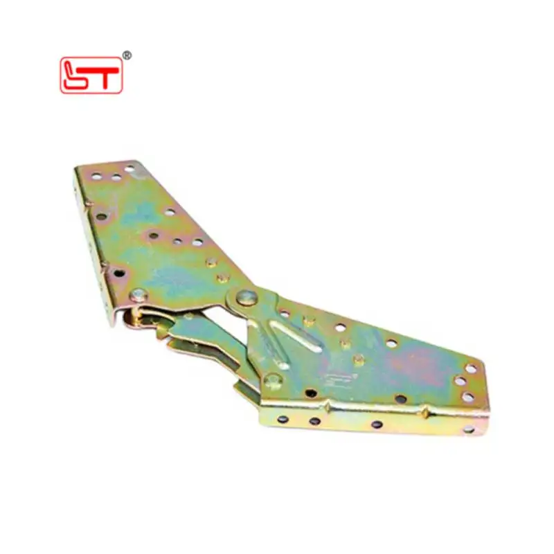 Home Furniture Bedding Hardware Adjustable Click Clack Clamps Three Folding Invisible Sofa Bed Mechanism Hinge