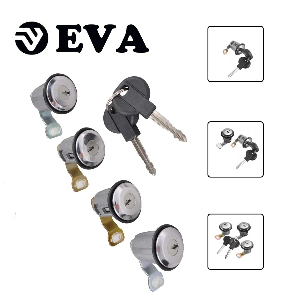 EVA factory Lock barrel set with keys 9170G3 for CITROEN BERLINGO XSARA Picasso PEUGEOT partner ranch  252522