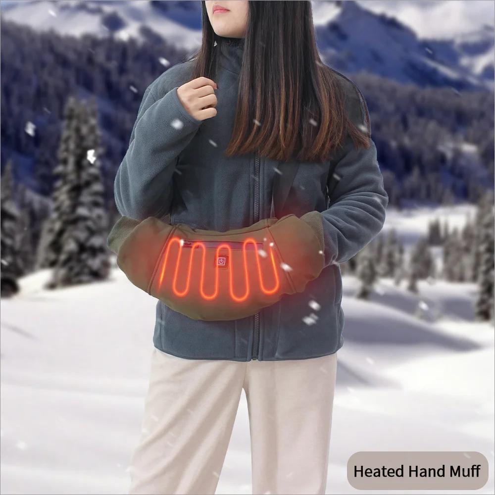 USB Electric Heating Hand Warmer Pouch for Winter Outdoor Hunting