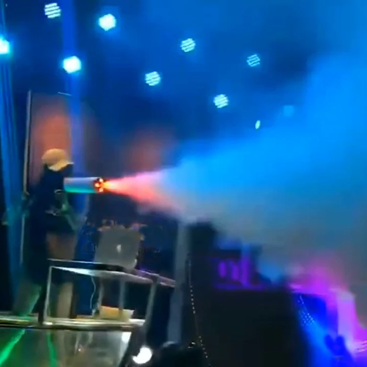 led co2 jet gun dj equipment disco bar party led smoke co2 gun