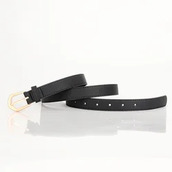 Alloy Pin Buckle Belts for Women PU Leather Waist Belts Ladies Waistband for Jeans