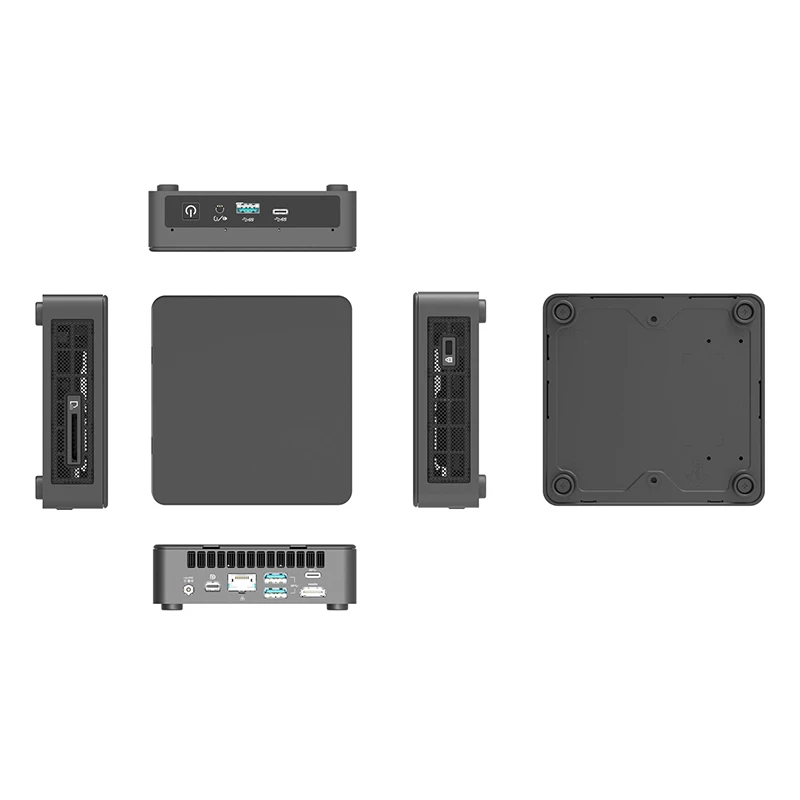 New Barebone Mini Pc With Celeron J4125/j4105/n4100 Ddr4 Version Support Dual Lan Hd Vga 2rs232 Win10 Pocket Mini Pc