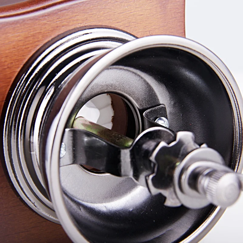 Профессиональные деревянные аксессуары Классическая кофемолка для эспрессо ручная Коммерческая Розничная