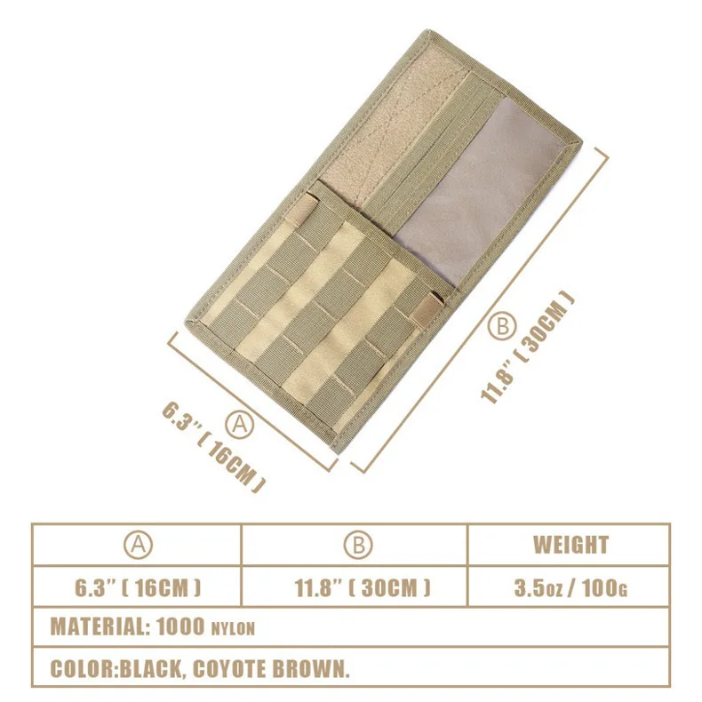 Auto Accessories Tool CD Bag Tactical Car Sun Visor Organizer Molle Visor Panel Organizer pouch bag