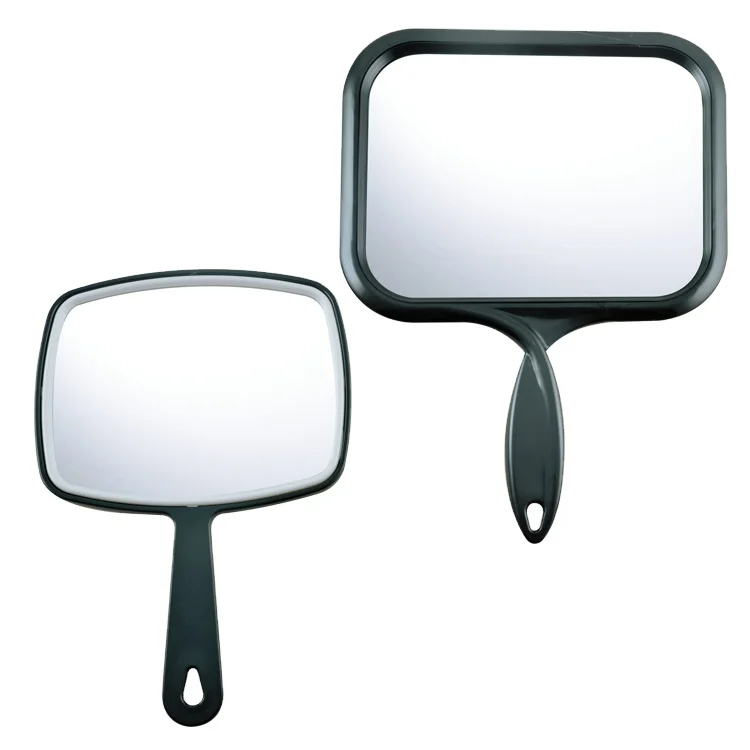 2022 Custom Shape Plastic Private Label Oem Custom Creative Single Sided Cosmetic Gift Makeup Square Hand Held Mirror With Logo