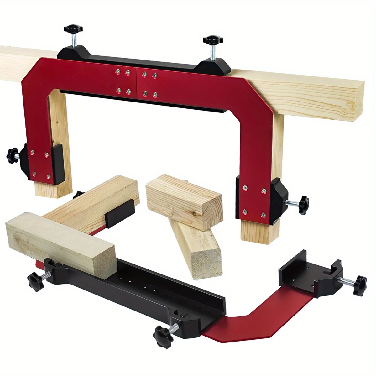 16-24 Inch Column Frame Jig on-Center Stud Layout Tool Aluminum Right Angle Clamp Frame Corner Fixing Clips Carpenter Tools