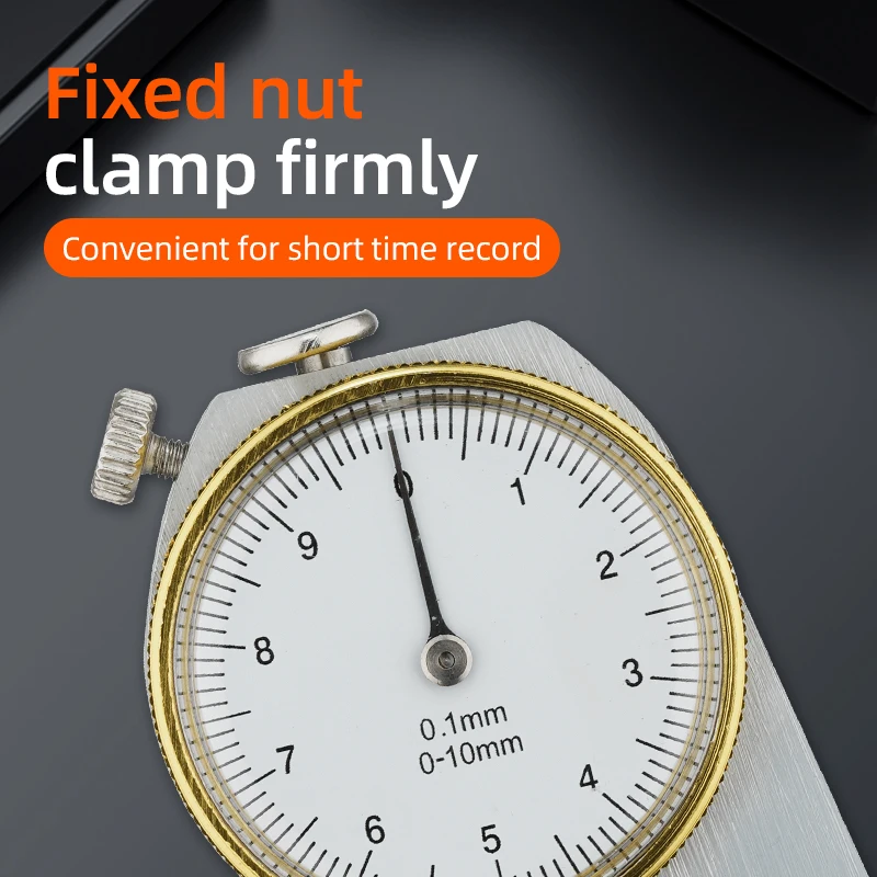 RTS New High Quality Manufacturing Analog  Thickness Stands Accud Dial Indicator Thickness measuring instrument