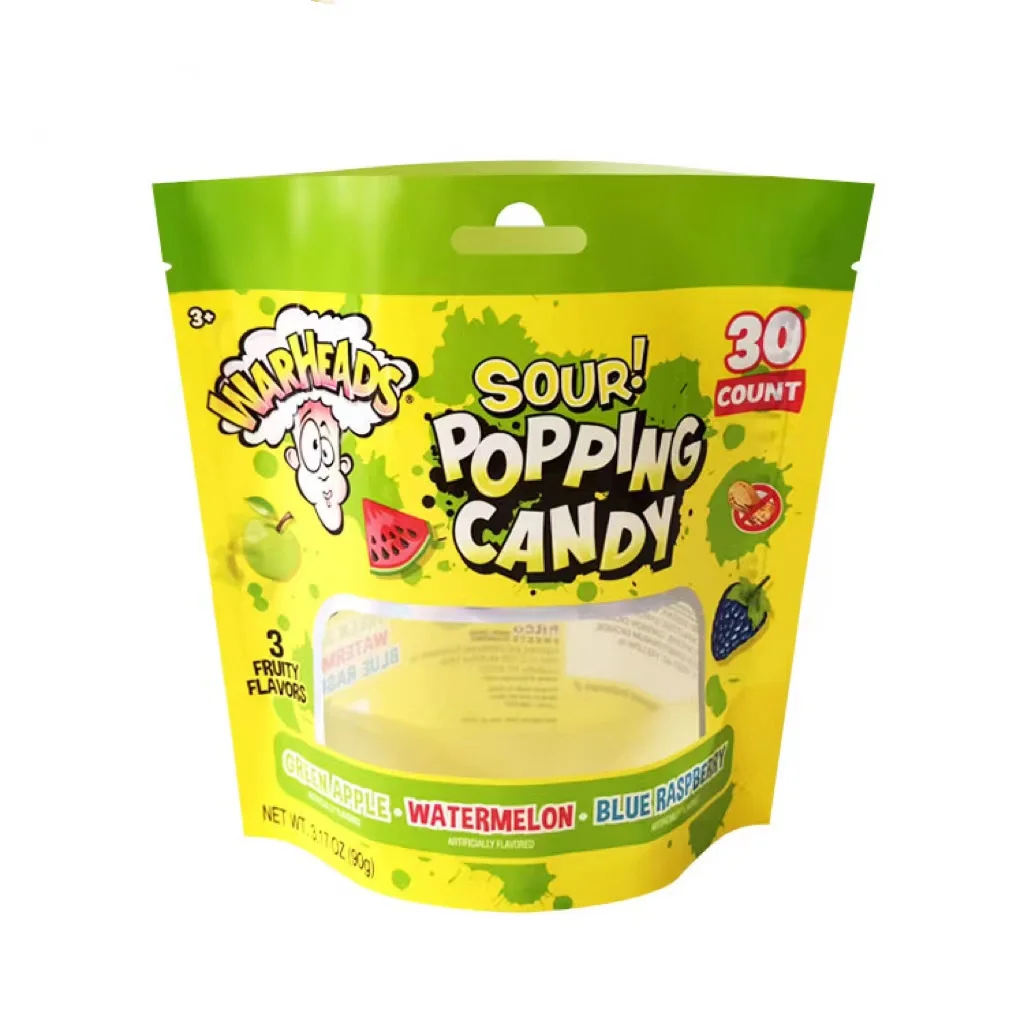 doypack heat seal food plastic bags sachet packaging laminated poly cookie bag food grade candy biscuits bags