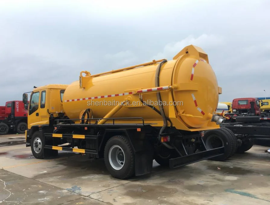 ISUZU ELF NPR 700P 6 куб. М многофункциональные канализационные Фекальные всасывающие автомобильные вакуумные