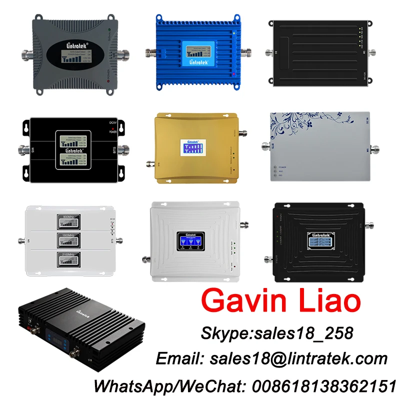  Lintratek Новый 850 1900 МГц двухдиапазонный 2G 3G 4G повторитель b5 b2 усилитель 4g усилители уплотнения
