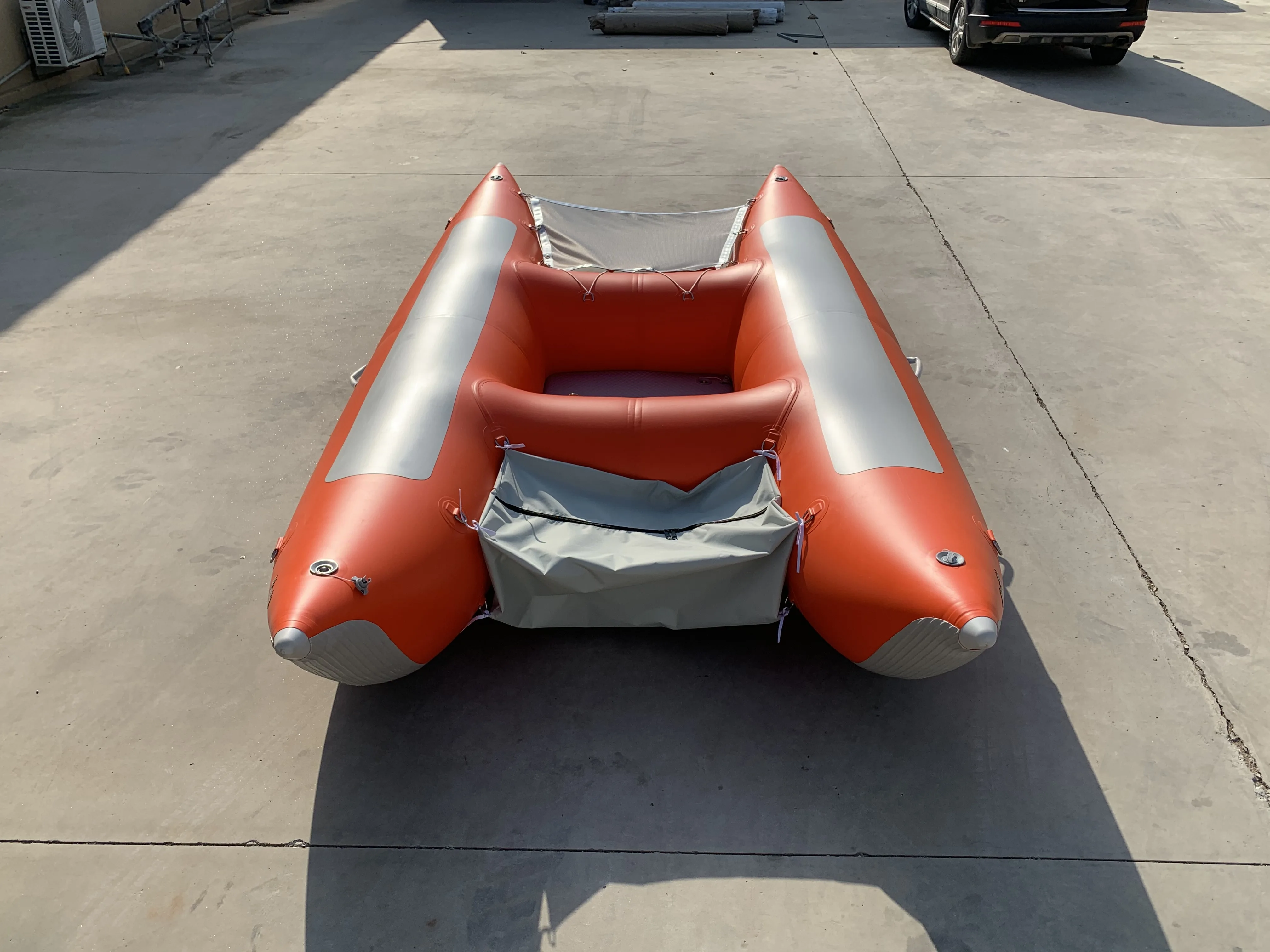 Hull Material Inflatable Pontoon Thundercat Catamaran Commercial Fishing Boat for Sale