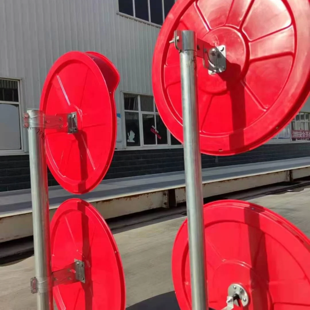 80Cm /100Cm New Safety Polycarbonate Unbreakable Orange Traffic Convex Mirror Outdoor