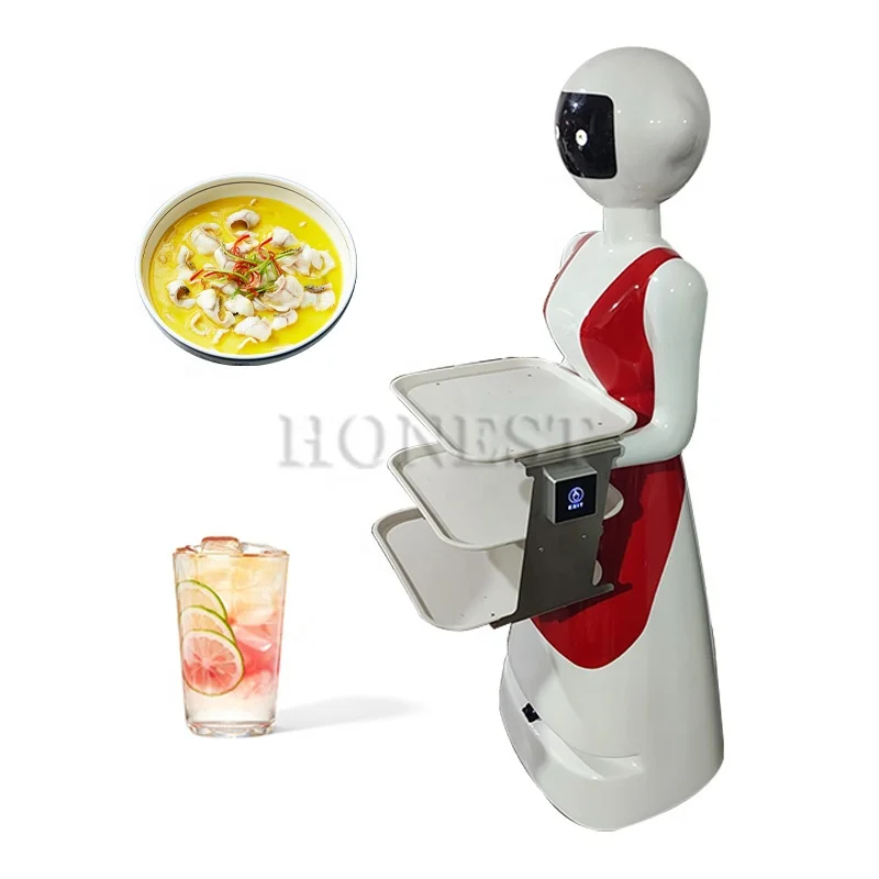 Labor Saving Serving Robot Restaurant / Food Delivery Robot / Robot Commercial
