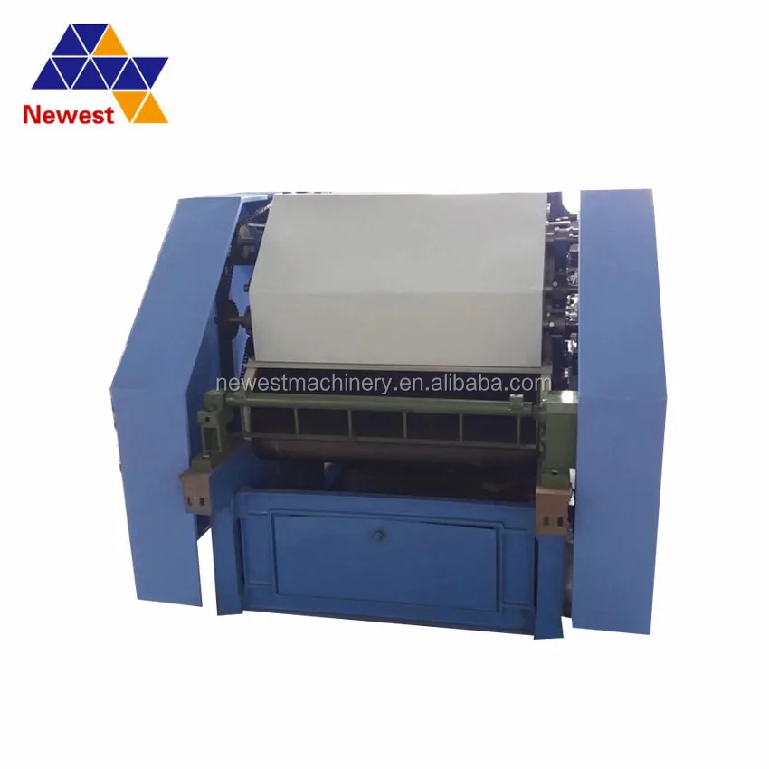 Small plant sheep wool carding machine for spinning processing