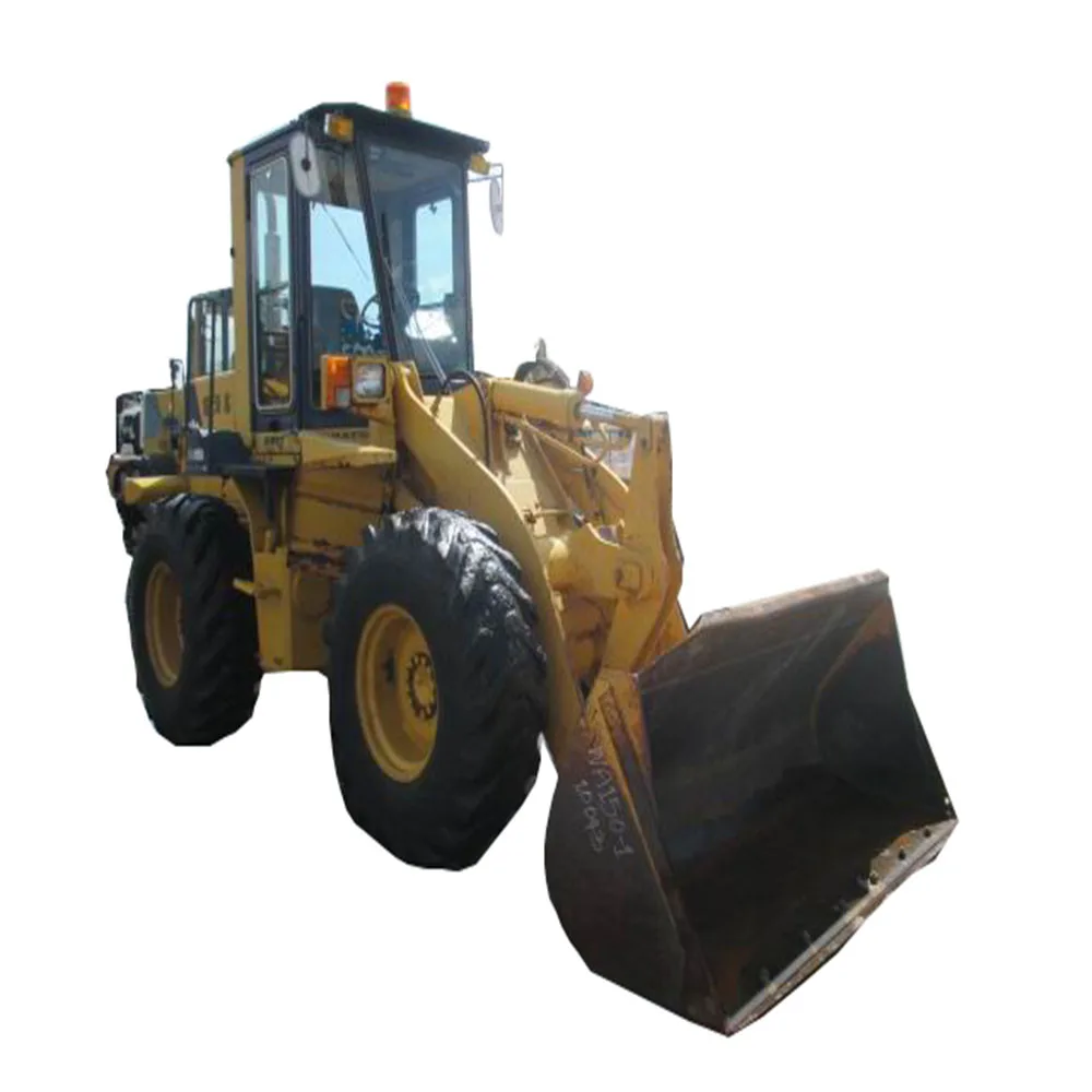 Б/у WA150-1 Komatsu фронтальный погрузчик 30 тонн номинальная нагрузка с основными компонентами двигателя и насоса