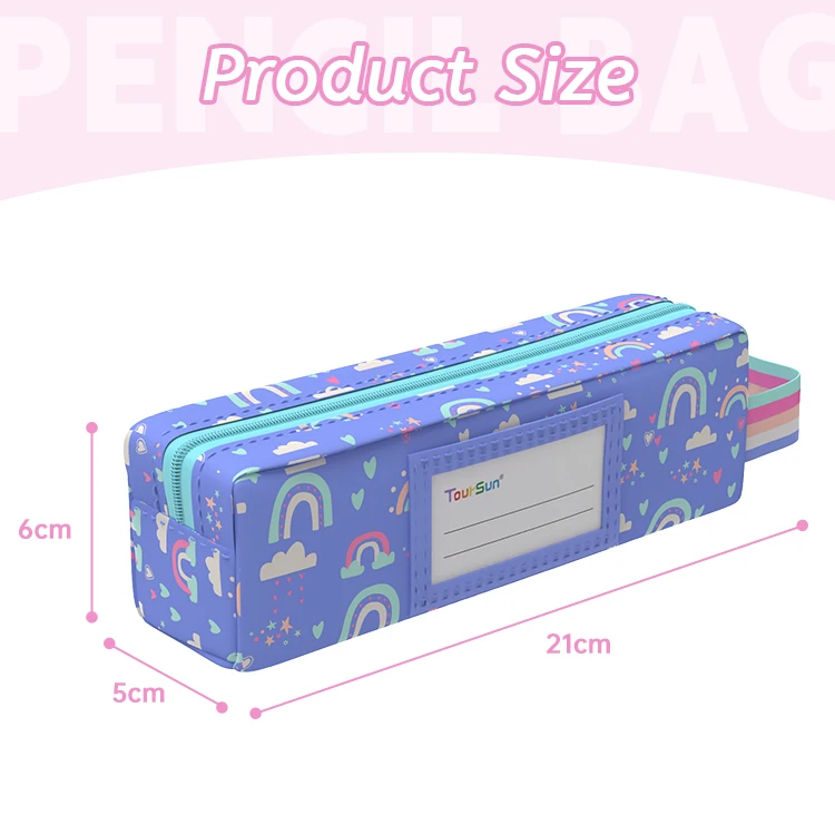 New Zipper School Pencil Bags Small Size 3d Eva Kawaii Cute School Kids A Pencil Case