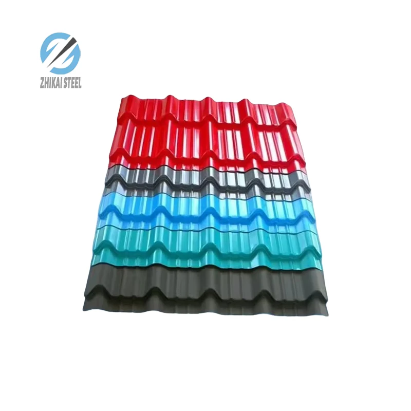 32 Gauge Corrugated Steel Roofing Sheet Price Roofing Iron Sheet 34 0.18 Mm*90mm Coated Corrugated Galvanized