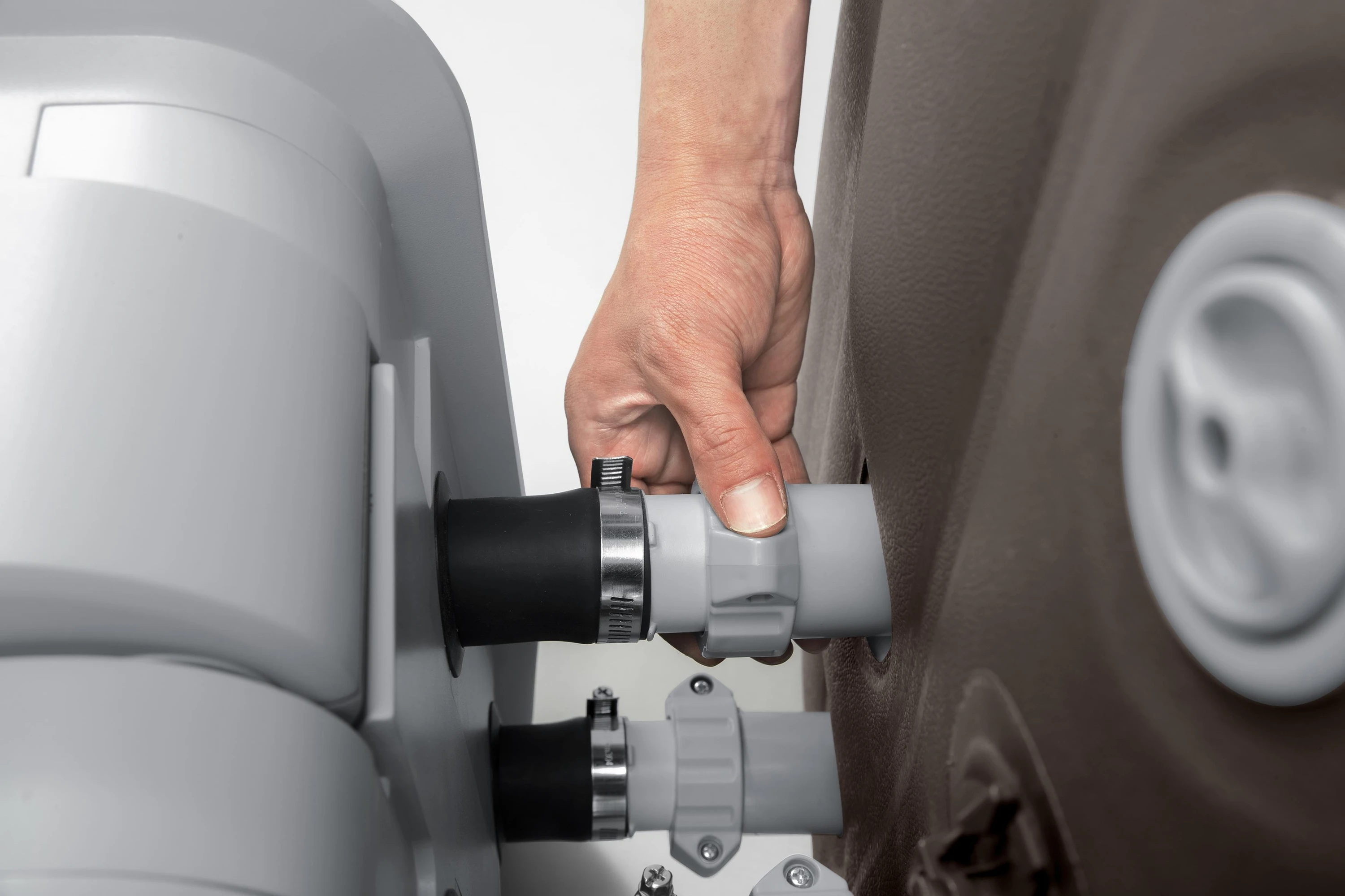 BESTWAY 6001S Lay-Z-Spa Dominica Energy-Efficient Smart Jet Inflatable Hot Tub with App Control 4-6 person