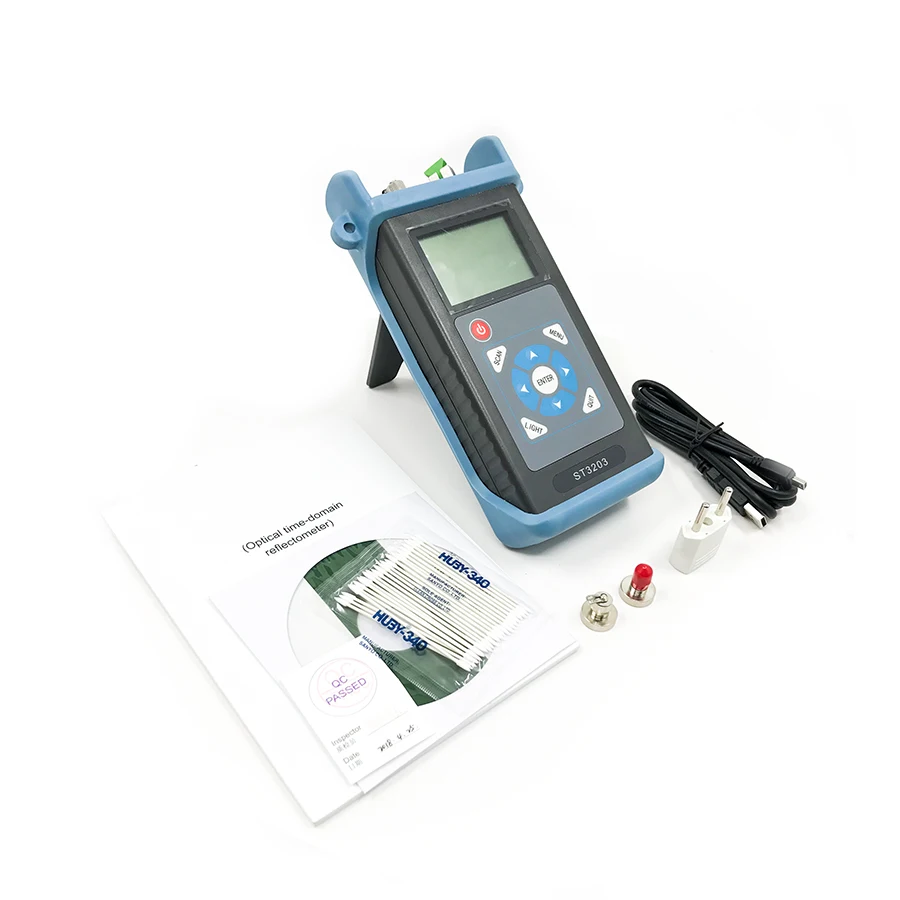 ST3203 простой SM 1550nm OTDR метр 21 дБ ручной OTDR оптический временной рефлектометр