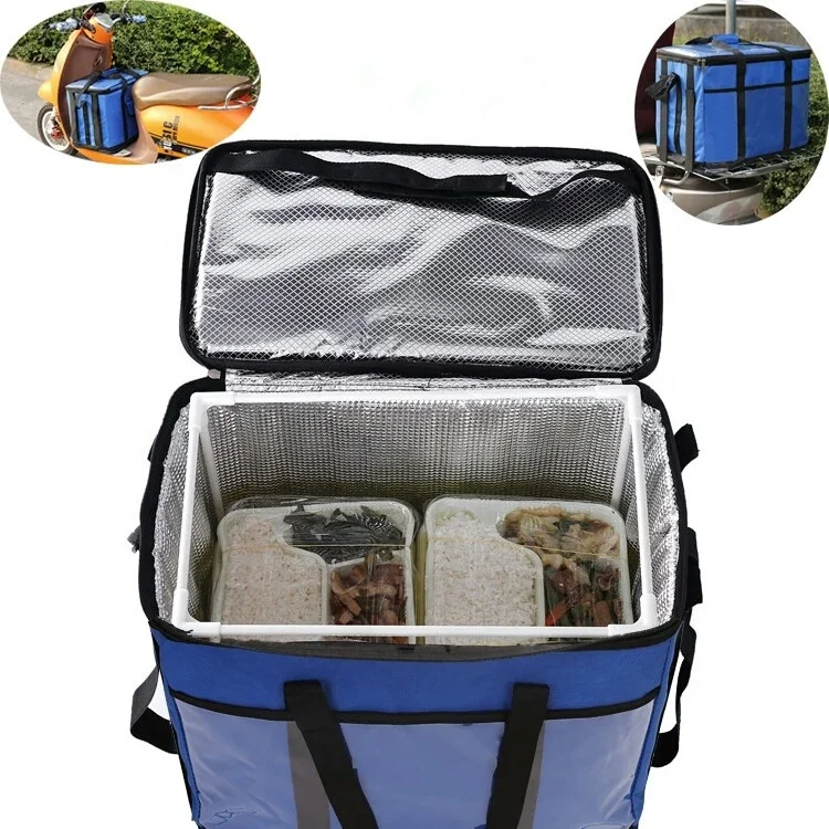New style cooler bag with handle and shoulder 45L food delivery bag