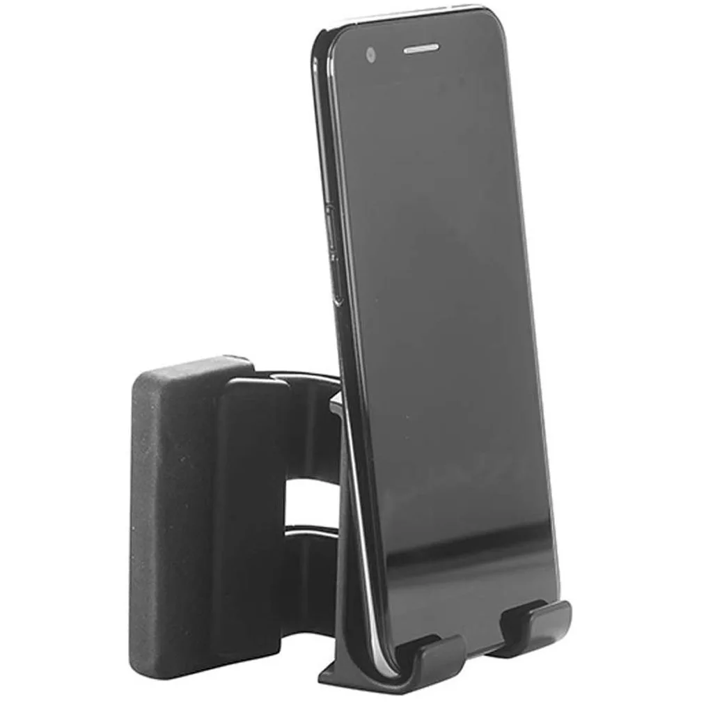 Universal Laptop Phone Holder Adjustable Side Mount Clip Computer Monitor Slim Portable Smartphone Stand