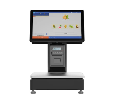 15 6 сенсорный экран AI Label штрих-код Android Scale Supermarket POS со шкалой