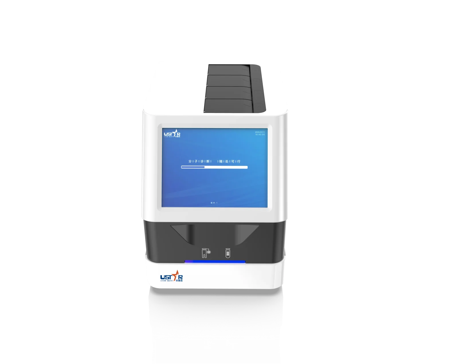 poct multi-modules nucleic acid amplification and detection analyzer gbs assay human parvovirus b19 hsv 1&2 dna uu