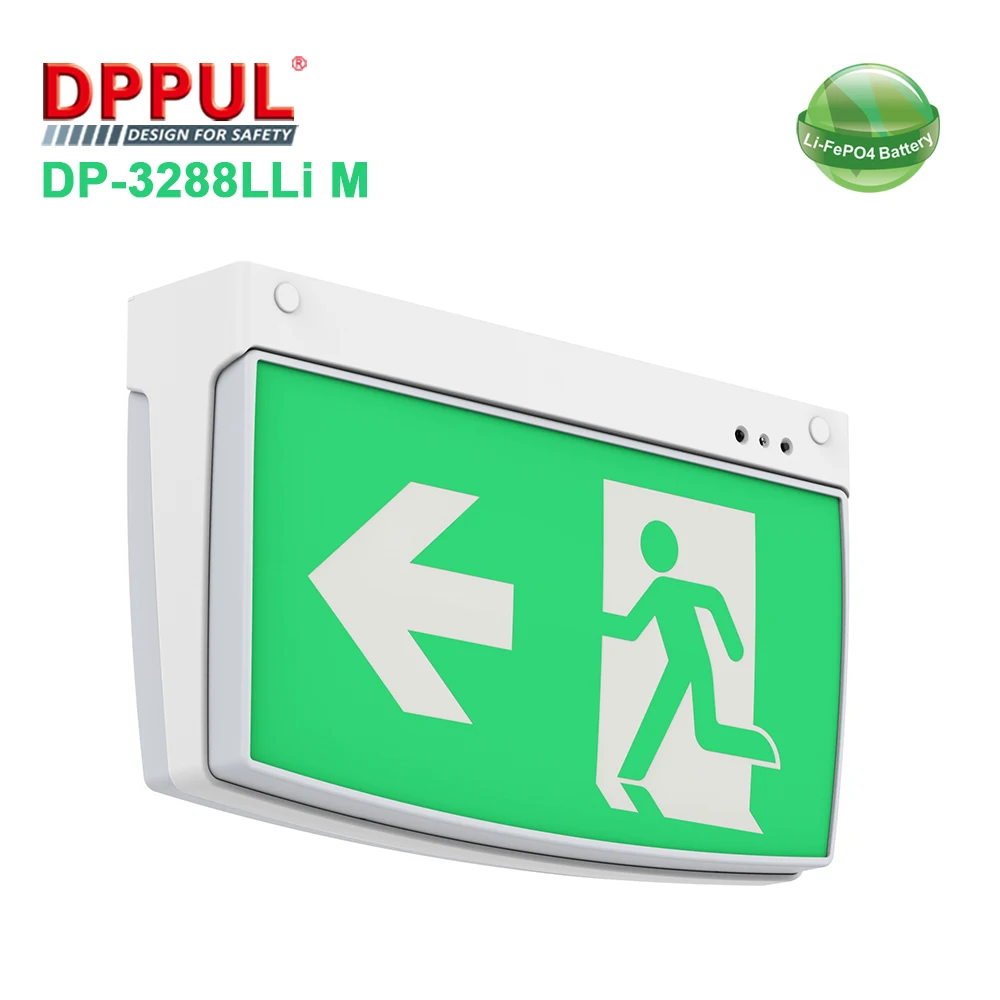 Australia LED Emergency Exit Box Lights SAA rechargeable led emergency light