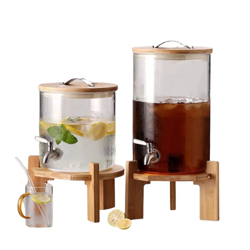 Factory direct sale drink dispenser beverage dispenser glass water dispenser with tap