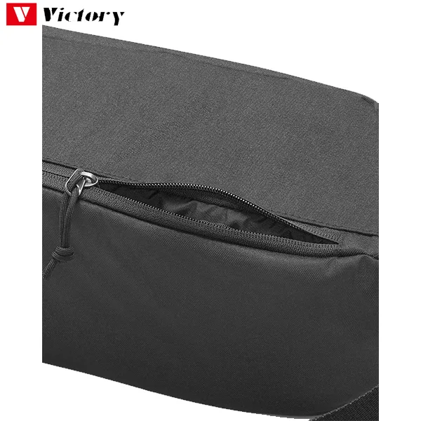 Large double zipper waist bags adjustable crossbody strap pouch waist bag fanny pack waist bag