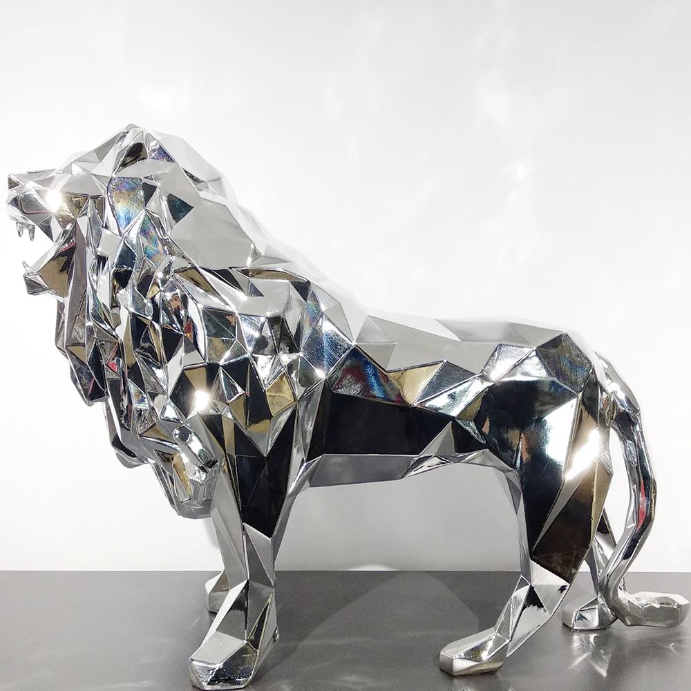 Modern Abstract Lawn Statue Home Decor Lion Statues For Decoration