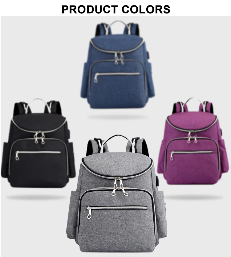 Large oxford unisex gray paalera mochila maternity bag set stroller waterproof USB maternidade baby diaper backpack