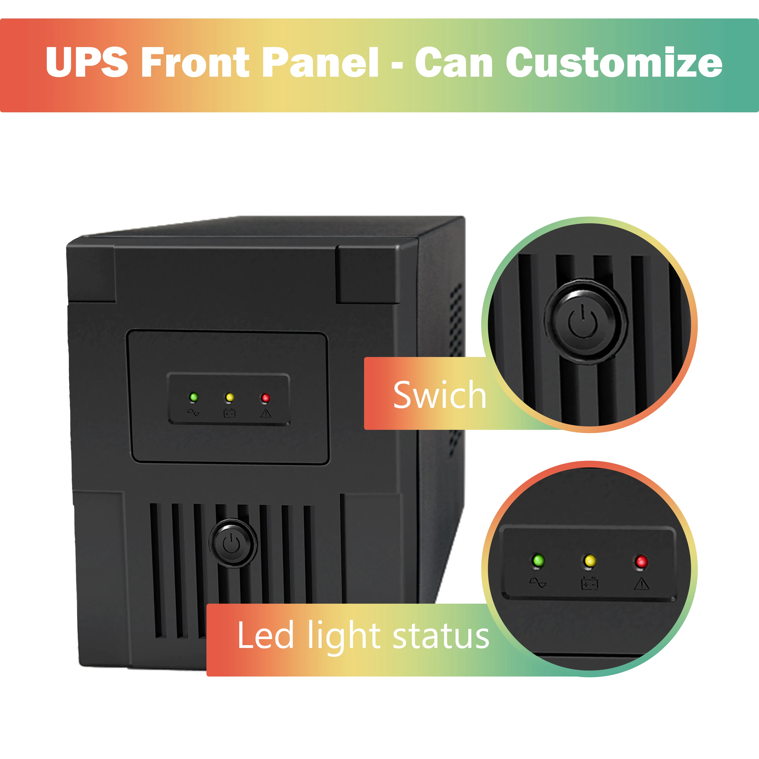 550va 600va 800va 1000va 1500va ups offline home computer uninterruptible power supply