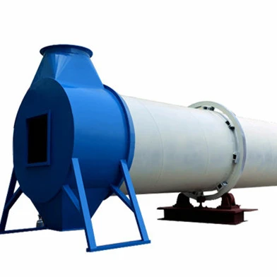 Wood Sawdust Rotary Dryer Machine Work With Big Fan Blower And Rotary Motor