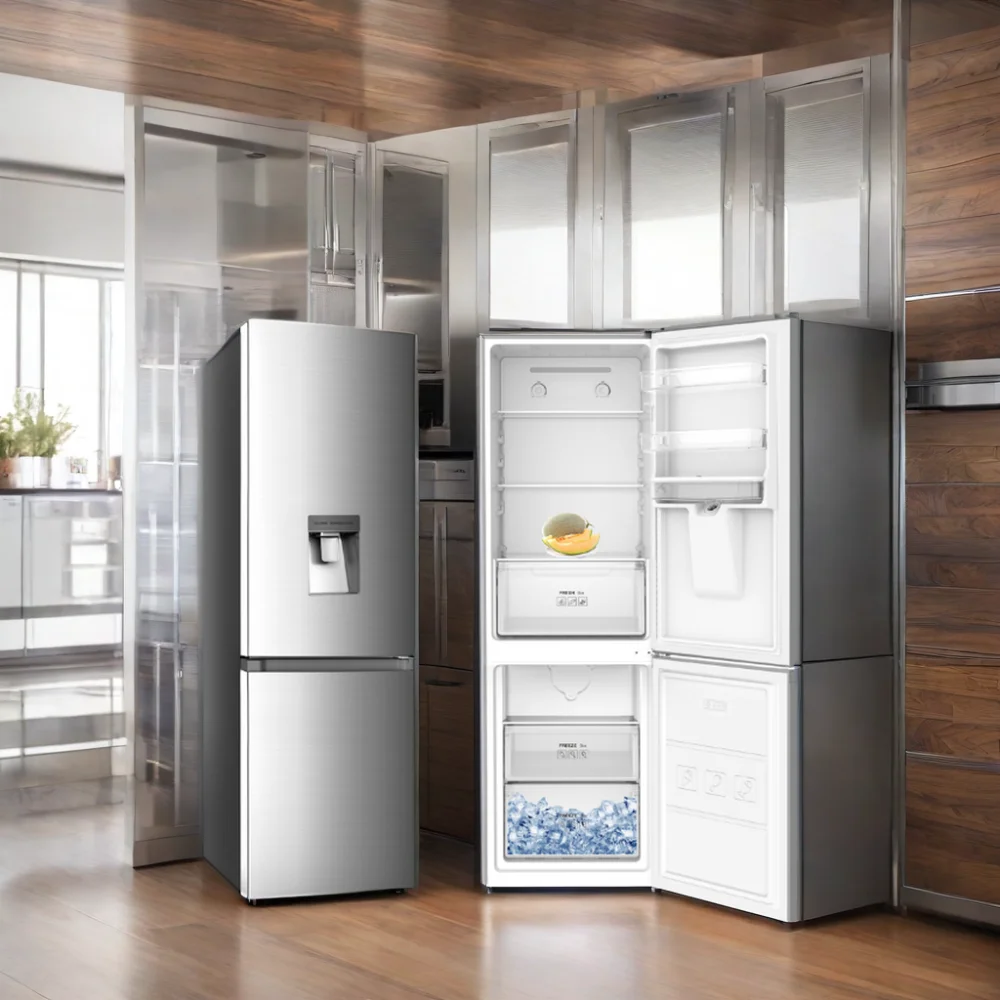 Large Capacity Refrigerator Double Door Domestic Refrigerator Fridge Freezer Double Door Refrigerator