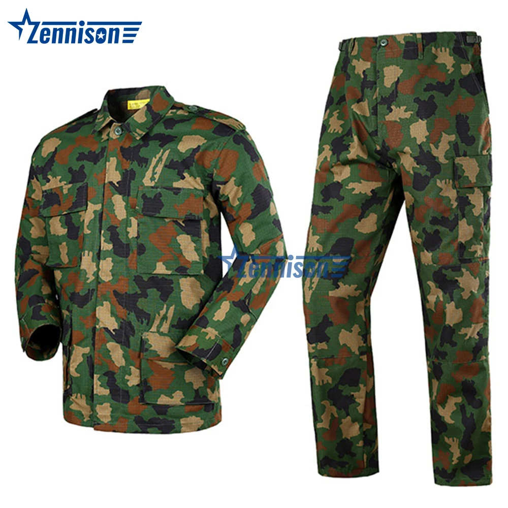 Training Uniform Nigeria Camouflage TC Rip Stop Battle Dress Uniform BDU