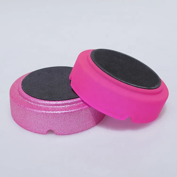 Пепельница из черного стекла с логотипом на заказ