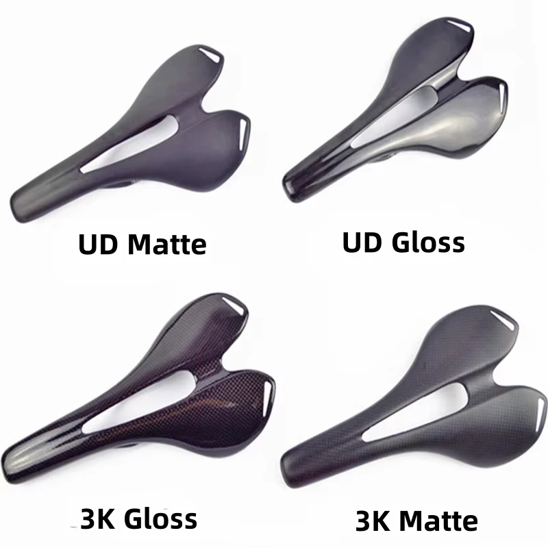 2024 3K Ultralight Carbon Saddle Bicycle racing seat Road Bike Saddle for men sans cycling Seat mat bike saddle