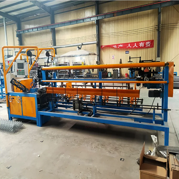 Automatic Diamond Wire Mesh Chain Link Fence Making Machine